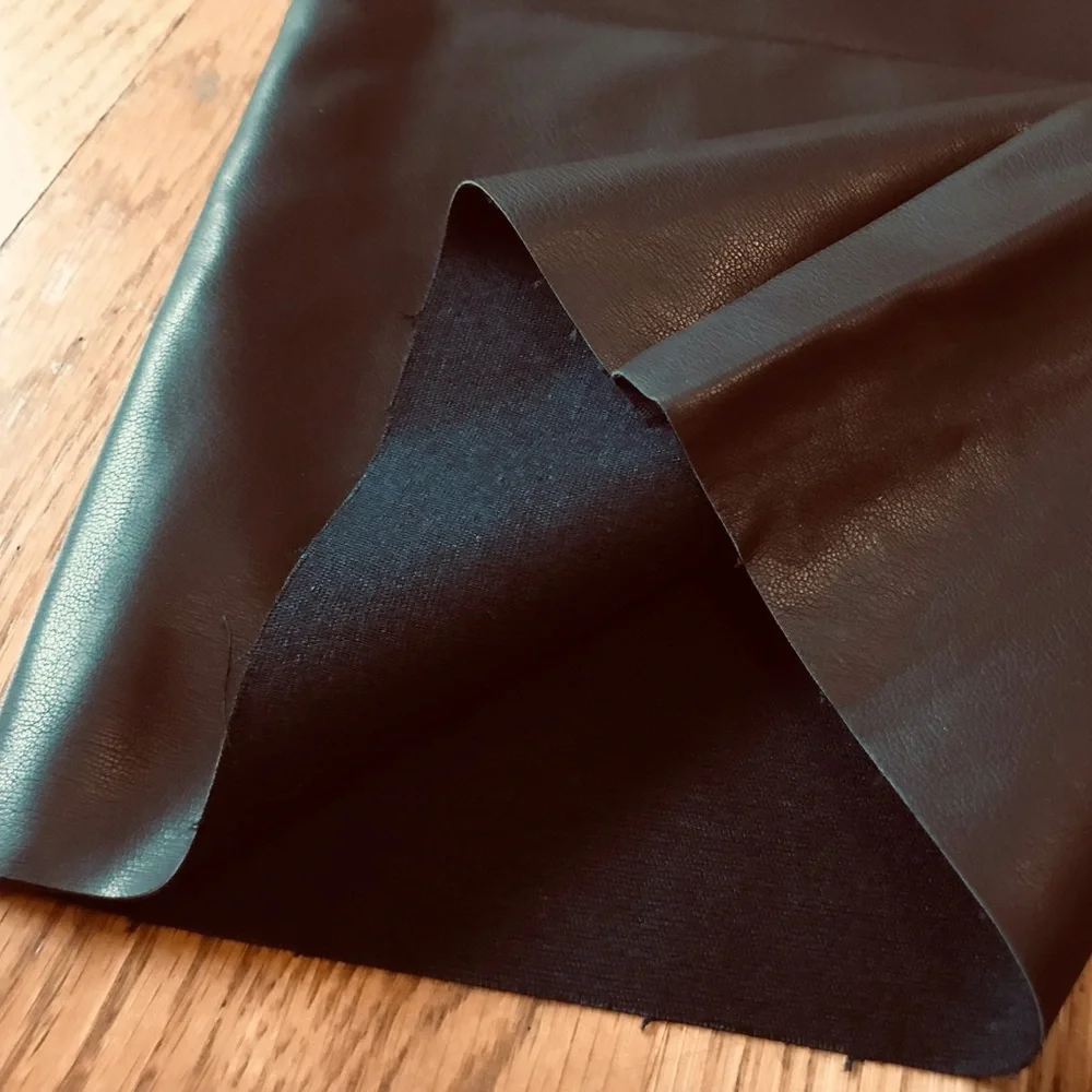 NWT Faux leather High waist wide leg  pants Dark brown size M - Picture 12 of 16